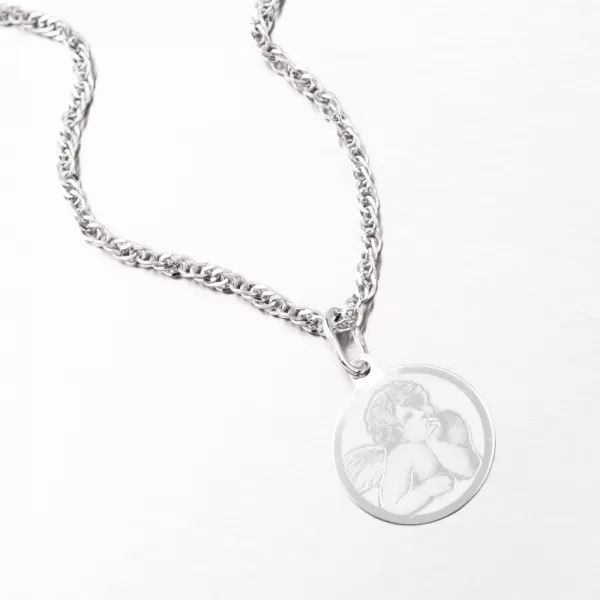 Zlatý přívěsek andílek 43-21848