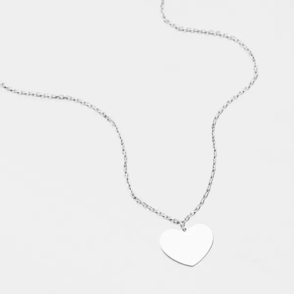 Zlatý náhrdelník se srdcem 15R-036