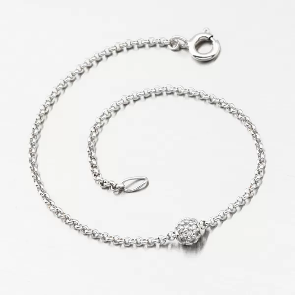 Náramek z bílého zlata DZF5726-B-ZIR