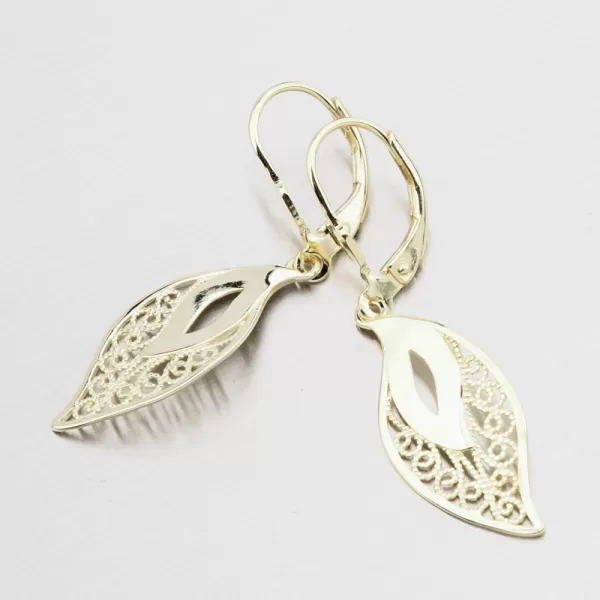 Visací stříbrné náušnice Filigrán PKL-2269