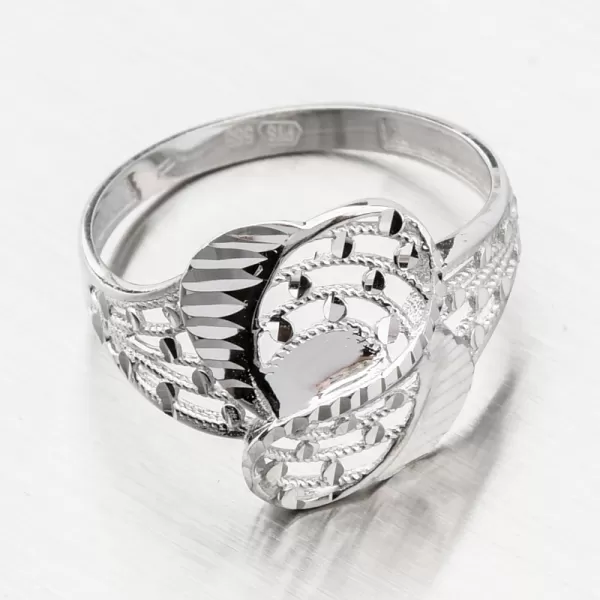 Prsten z bílého zlata 116P-111639