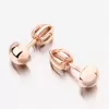 Náušnice z růžového zlata pecky DZ5006CV