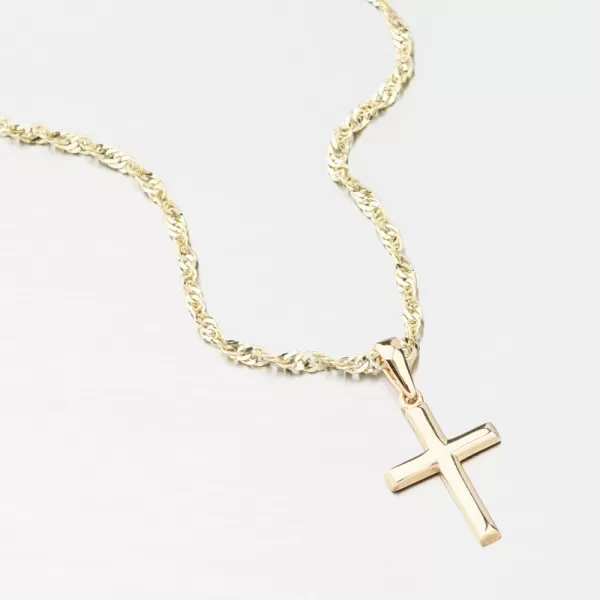 Zlatý kříž - zlato 585 GCA13-014