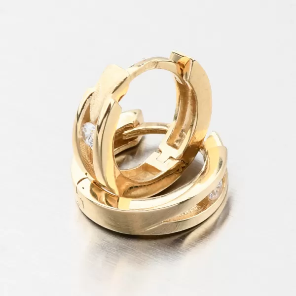 Zlaté kroužky se zirkonem DZ2023-ZL-ZIR