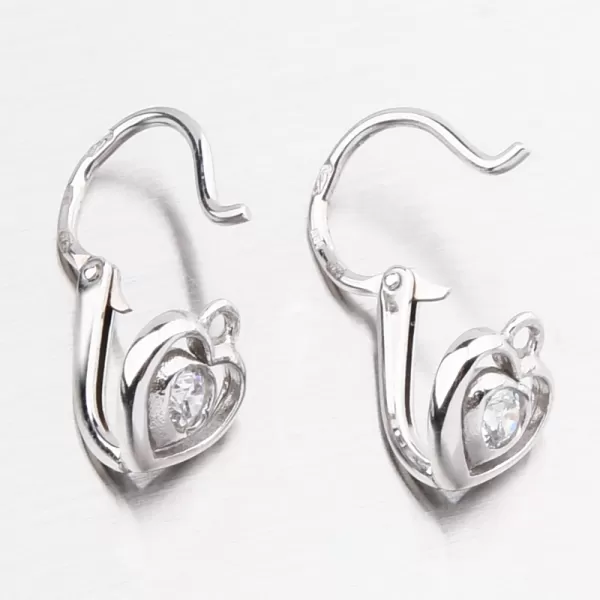 Zlaté náušnice se zirkony 52DN-2752BB