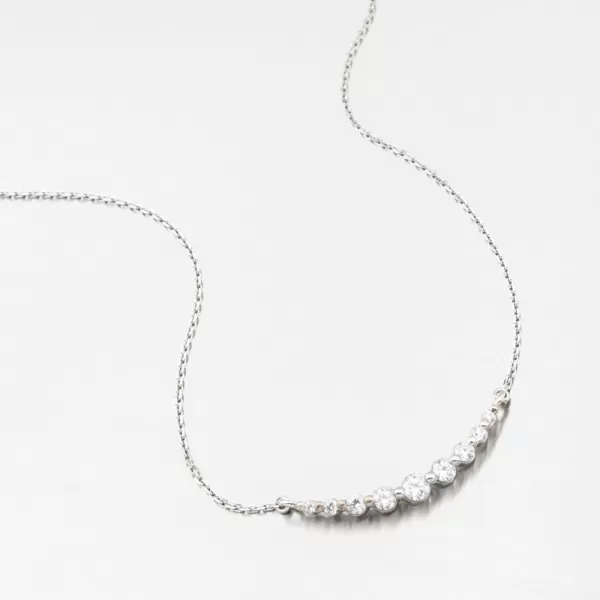 Náhrdelník se zirkony DZF4157-B-ZIR
