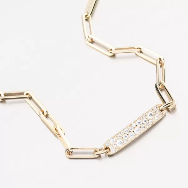 Zlatý luxusní náramek se zirkony DZF5765-ZL-ZIR