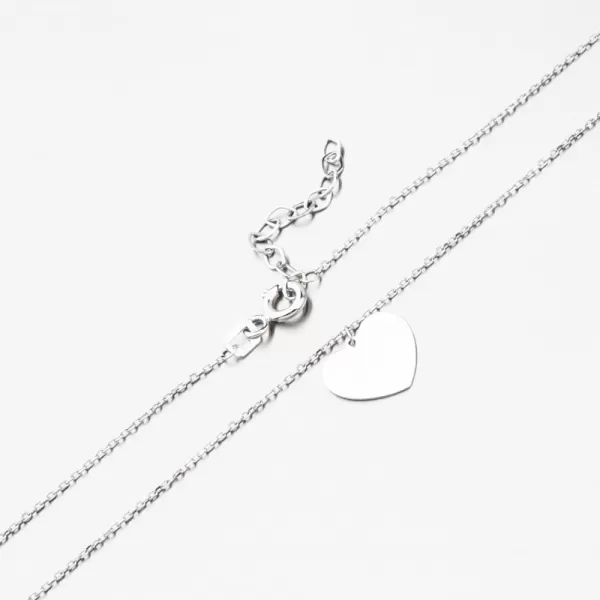 Zlatý náhrdelník se srdcem 15R-036