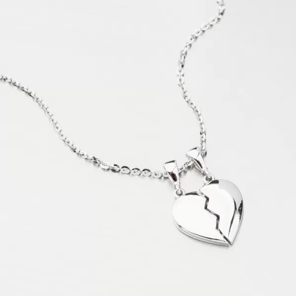 Zlatý přívěsek rozpůlená srdce GCA13-019