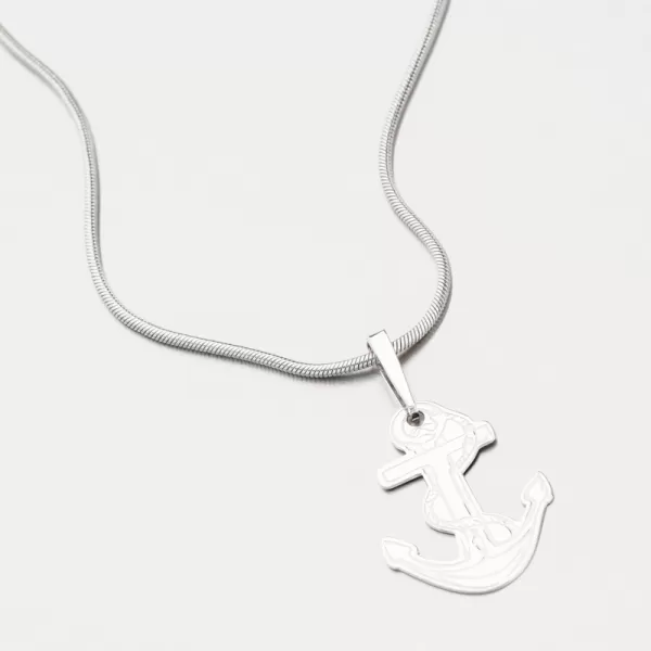 Stříbrný přívěsek kotva PAMŠ-130769-Ag