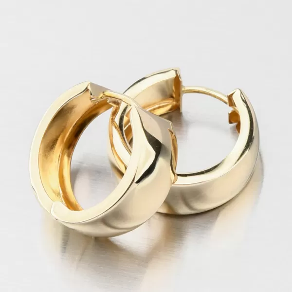 Oboustranné zlaté kruhy PKL22-045