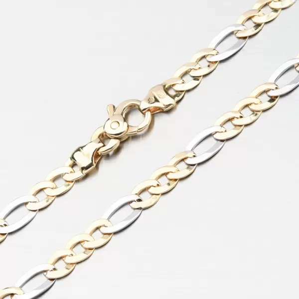 Zlatý náramek Figaro 3+1 PKL24-036