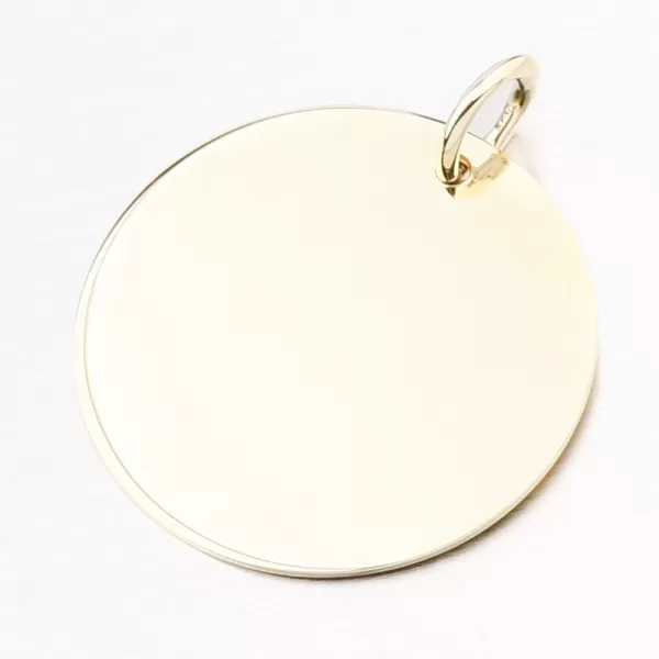 Zlatý kulatý přívěsek 53P-373-ZL