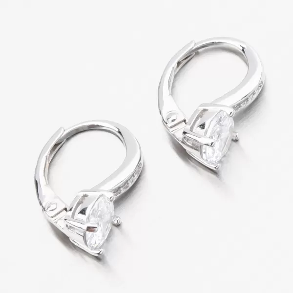 Stříbrné náušnice se zirkony PKL-2278