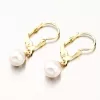 Zlaté náušnice s perlou 52GZ-3016Z-KL