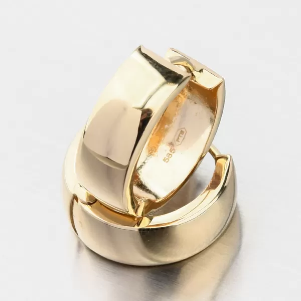 Oboustranné zlaté kruhy PKL22-045