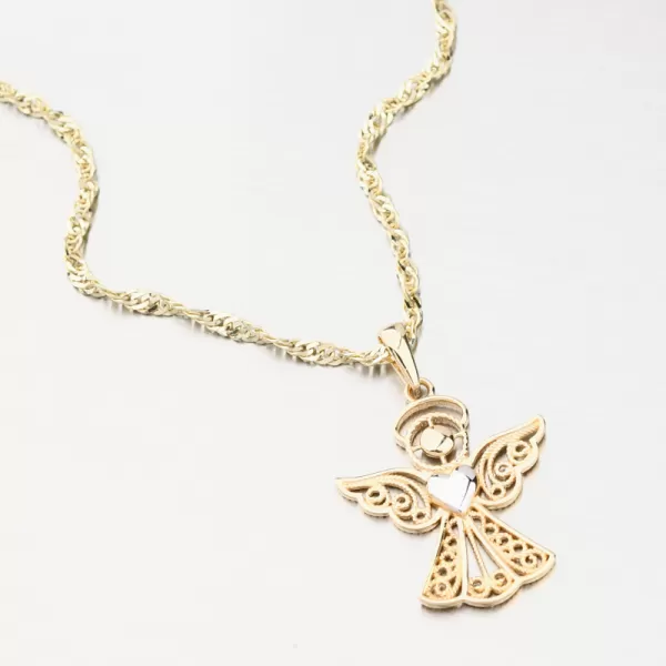 Zlatý přívěsek anděl GCA13-020