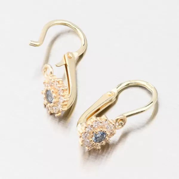 Zlaté náušnice se zirkony 52DN-2749ZMB