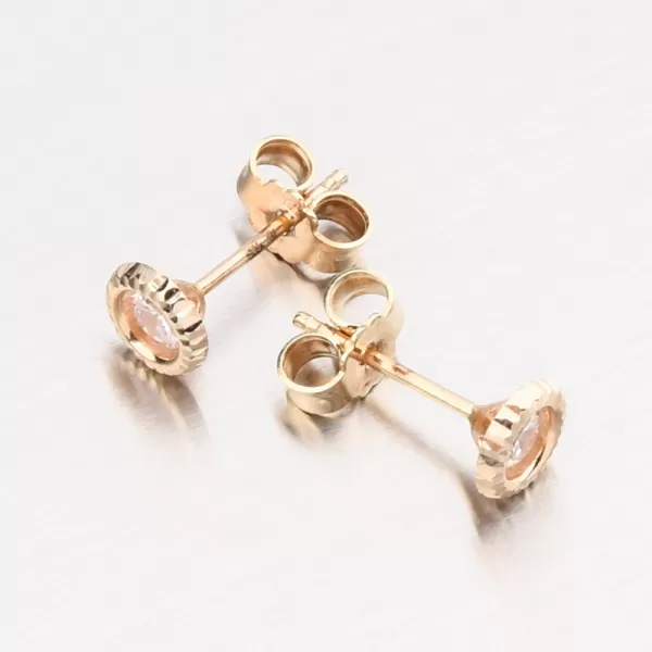 Zlaté pecky se zirkonem 52GZ-5024-ZL