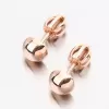 Náušnice z růžového zlata pecky DZ5006CV