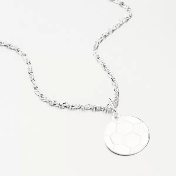 Stříbrný přívěsek fotbalový míč PAMŠ-130036-Ag