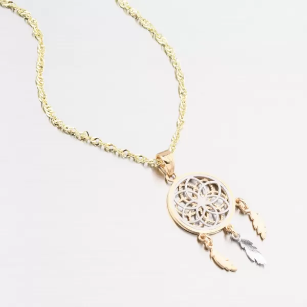 Zlatý přívěsek - Lapač snů 142P-131403