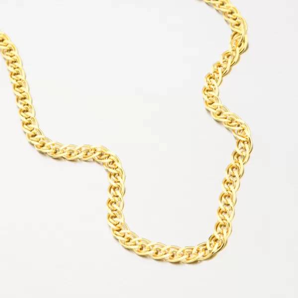 Stříbrný zlacený řetízek Grand CHRS-NONNA-080-AU