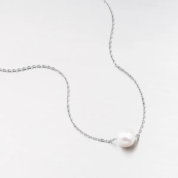 Dámský náhrdelník stříbro 925 perla SST-151470/47P