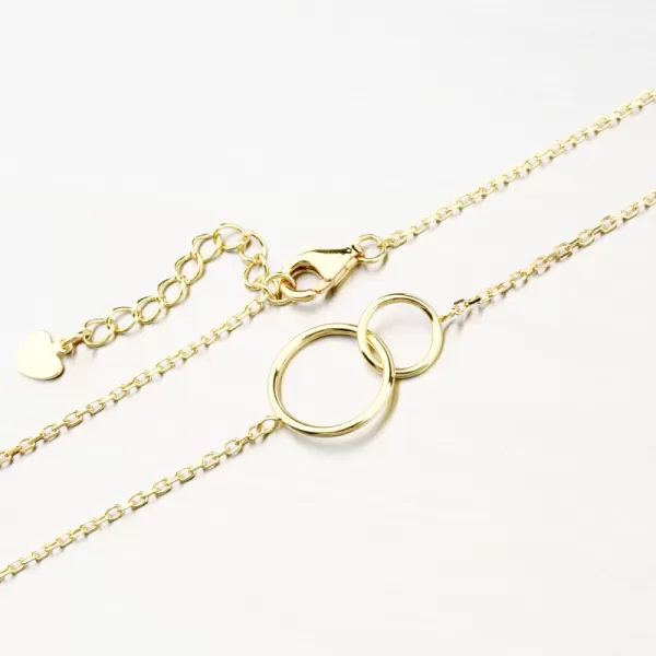 Stříbrný pozlacený náhrdelník PKL-5016