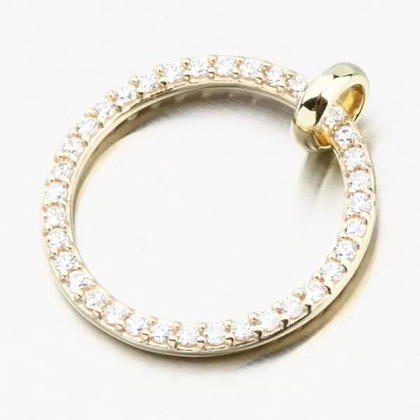 Přívěsek ze žlutého zlata DZF3775-ZL-ZIR