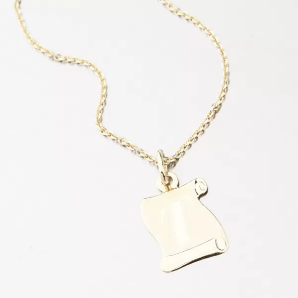 Zlatý pergamen s písmenkem T 43-2065-T