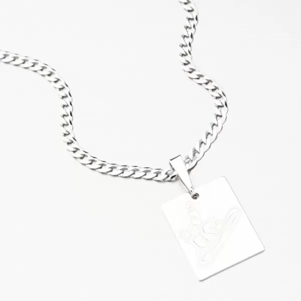 Stříbrný přívěsek snowboard PAMŠ-130750-Ag