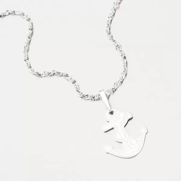 Stříbrný přívěsek kotva PAMŠ-130769-Ag