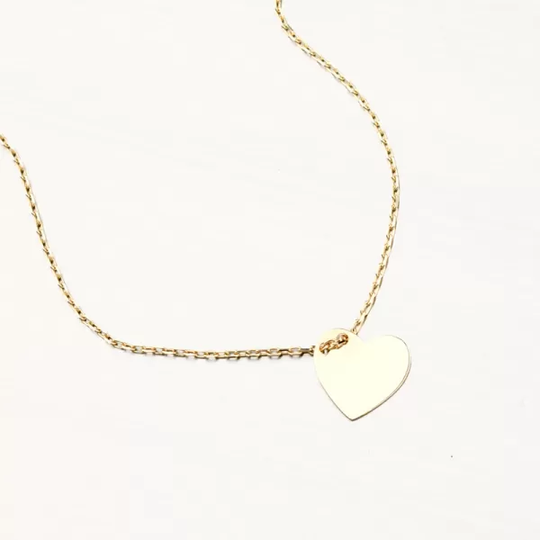 Zlatý náhrdelník se srdcem PKL24-025