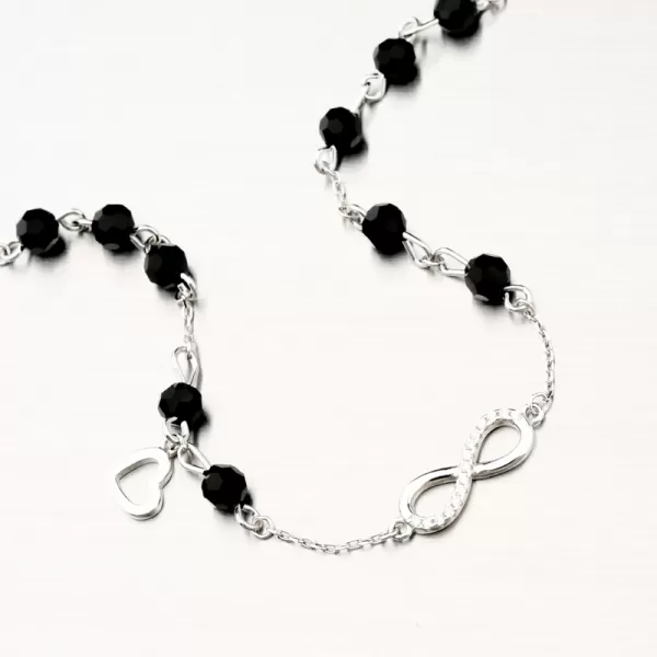 Stříbrný náramek nekonečno PKL-4009