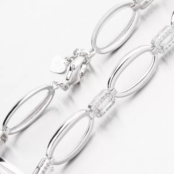 Stříbrný náramek se szirkony PKL-4039