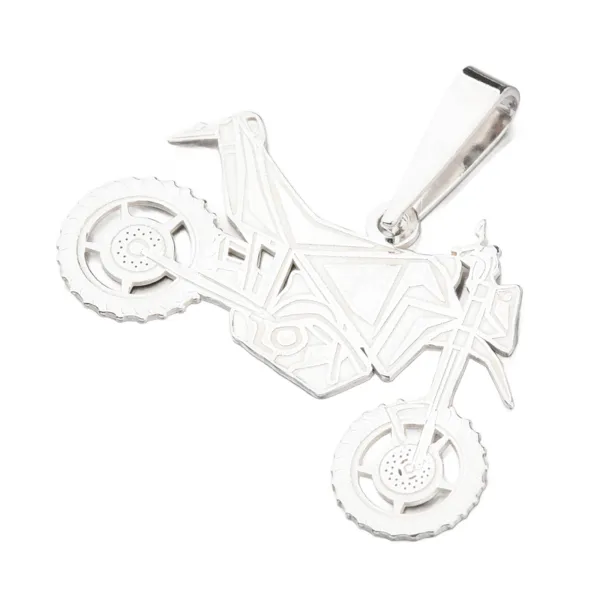 Přívěsek stříbro 925 motorka PAMŠ-130414-Ag
