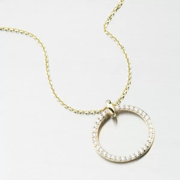 Přívěsek ze žlutého zlata DZF3775-ZL-ZIR