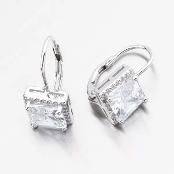 Stříbrné náušnice se zirkony PKL-2279