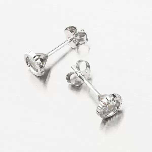 Náušnice z bílého zlata 585 52GZ-5024-B