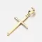 Přívěsek žluté zlato 585 kříž 112P-130639