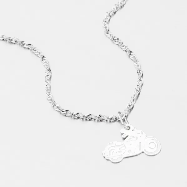 Stříbrný přívěsek motorka PAMŠ-131790-M-Ag