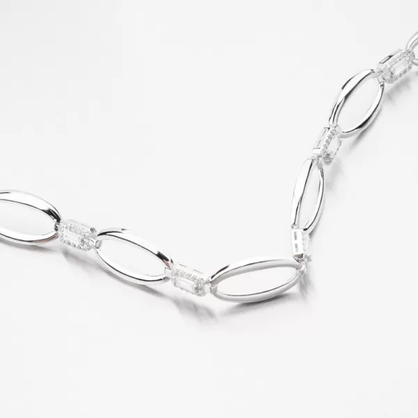 Stříbrný náramek se szirkony PKL-4039