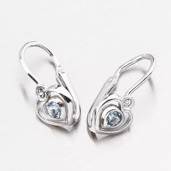 Zlaté náušnice se zirkony 52DN-2752BSM