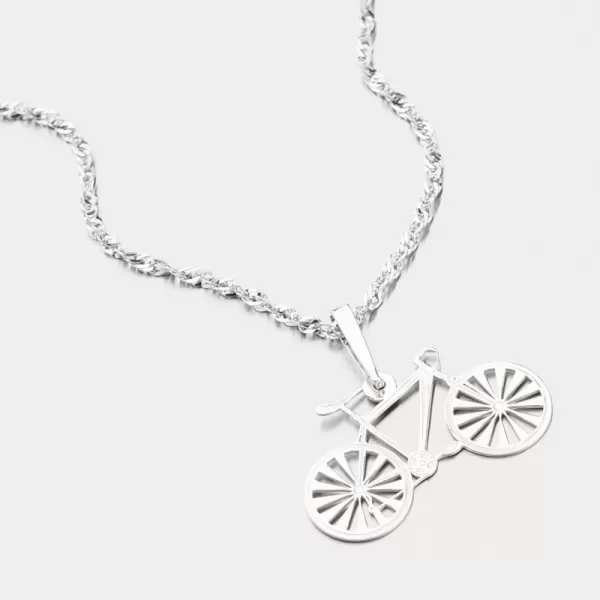 Stříbrný přívěsek jízdní kolo PAMŠ-130388-Ag