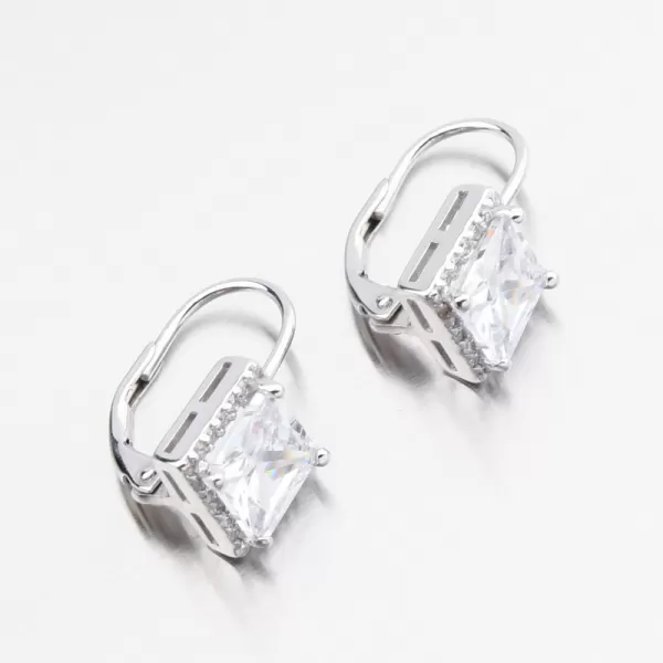 Stříbrné náušnice se zirkony PKL-2279