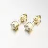 Zlaté náušnice pecky se zirkonem 52GZ-3035Z-SR