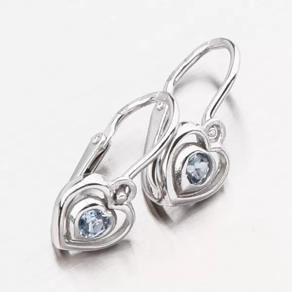 Zlaté náušnice se zirkony 52DN-2752BSM