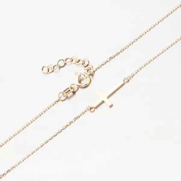 Náhrdelník s křížem zlato 585 GCA15-009