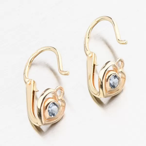 Zlaté náušnice se zirkony 52DN-2752ZSM